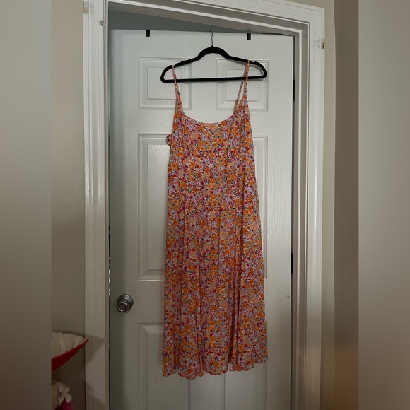 Old Navy Fit & Flare Cami Midi Dress XL - Picture 3 of 4